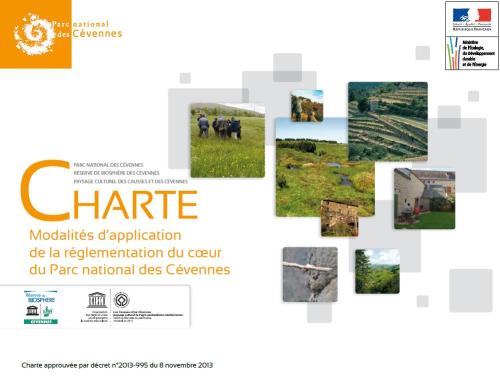 Modalités d'application de la réglementation du coeur du Parc national des Cévennes