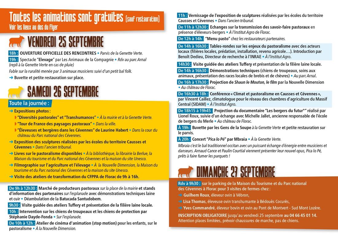Programme rencontres