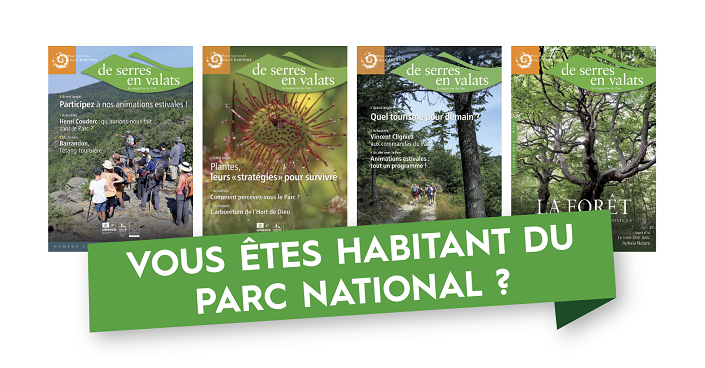 Abonnement de Serres en valats, magazine du Parc national des Cévennes